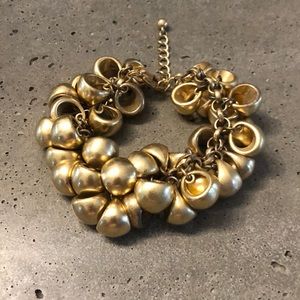 Gold Lia Sophia statement bracelet